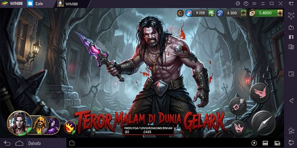 Screenshot gameplay menakutkan dari WIN88 yang memicu ketegangan.