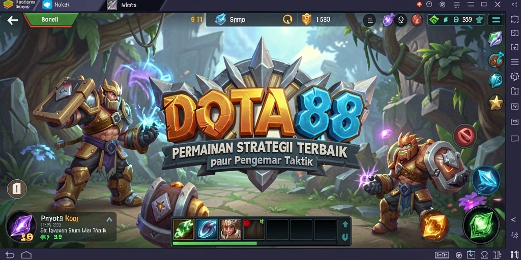 Tampilan gameplay DOTA88 yang penuh aksi strategi.